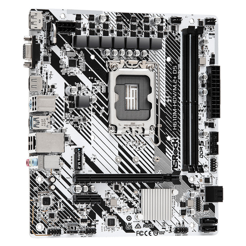 مادربرد ازراک مدل H610M-HDV/M.2 Plus D5