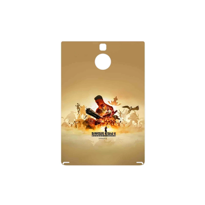 برچسب پوششی ماهوت مدل Serious Sam Game Series مناسب برای گوشی موبایل بلک بری Passport Silver Edition