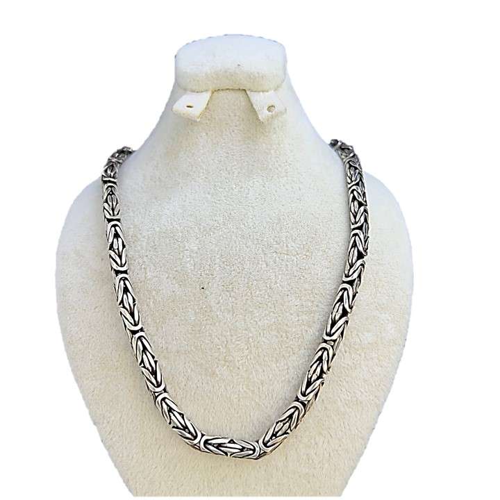 زنجیر نقره مردانه کد glsr-1170