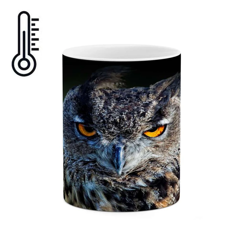 ماگ حرارتی کاکتی مدل جغد کد mgh15591