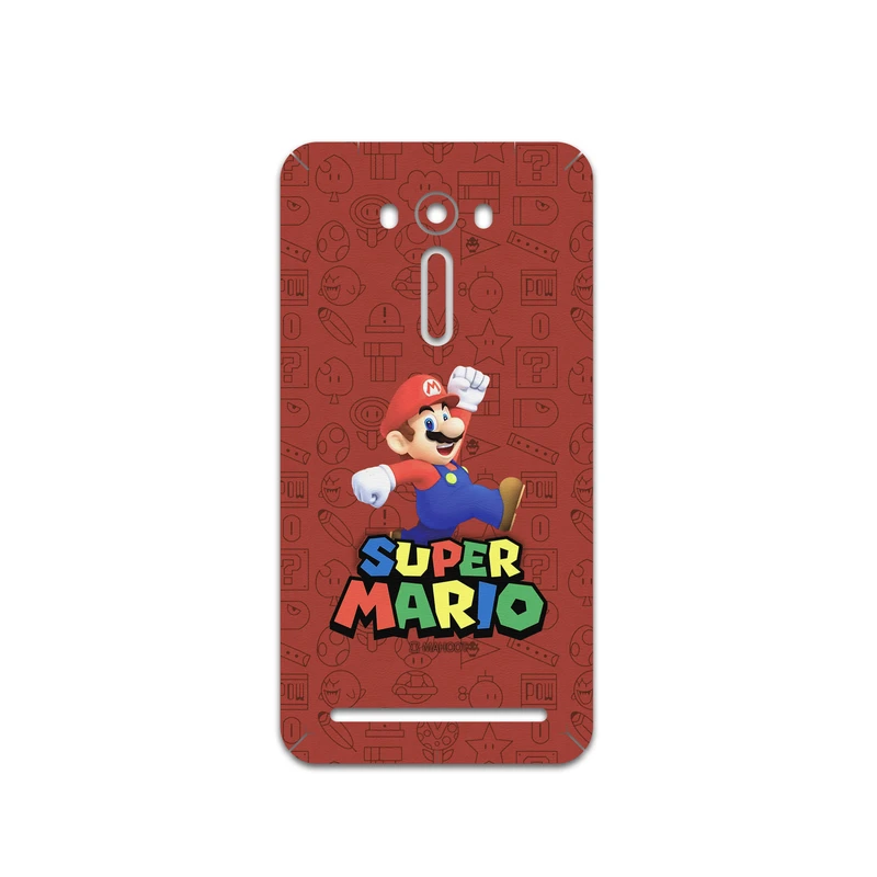 برچسب پوششی ماهوت مدل Super-Mario-Game مناسب برای گوشی موبایل ایسوس Zenfone 2 Laser