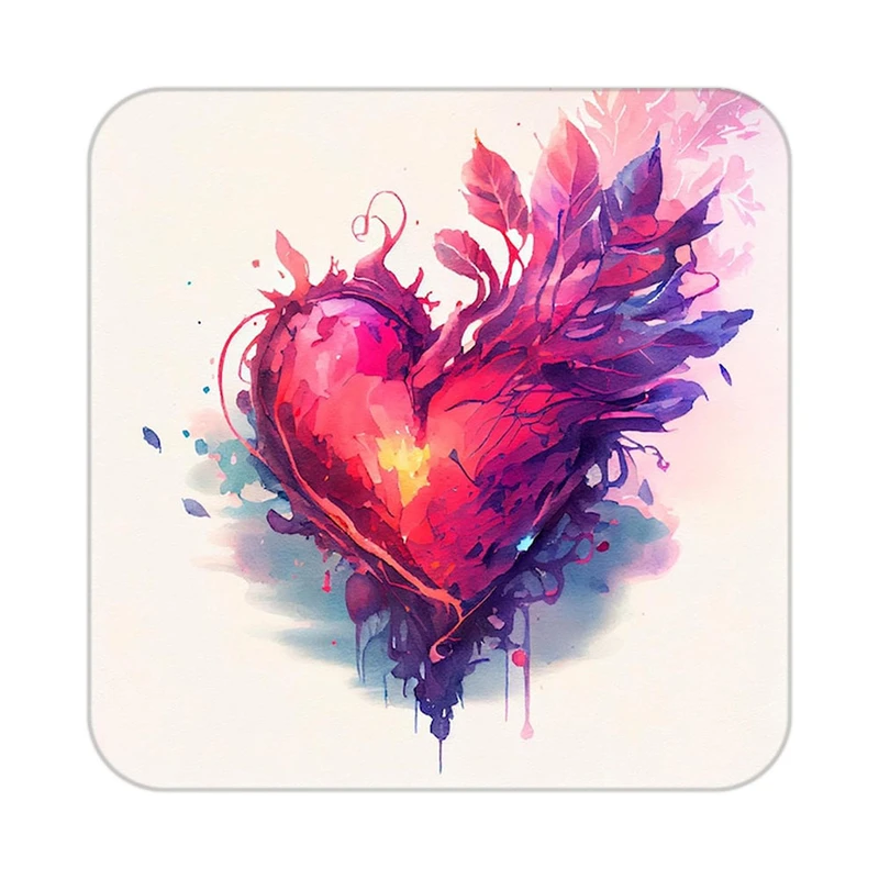 زیر لیوانی کاکتی مدل عاشقانه کد mp12995