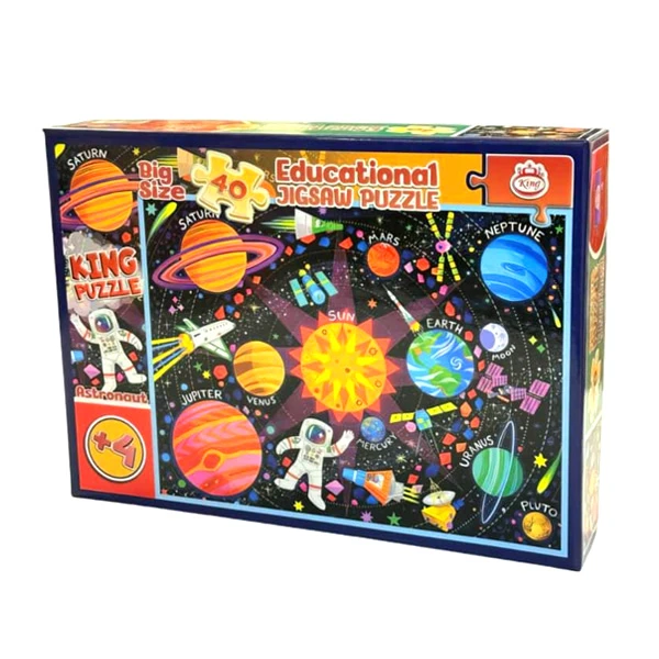 پازل 40 تکه کینگ مدل آموزشی فضانورد Astronaut