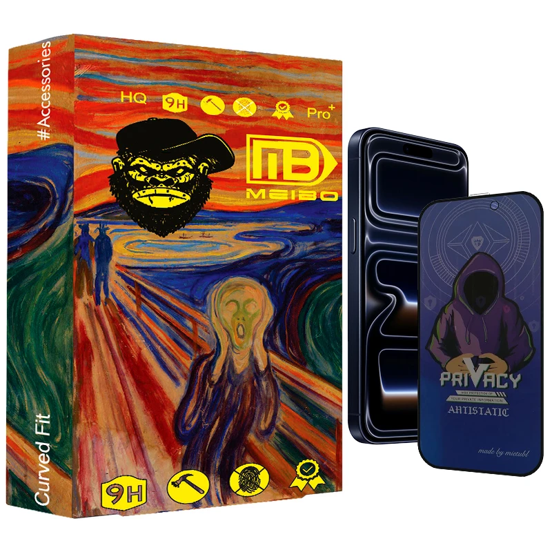 محافظ صفحه نمایش میبو 027 مدل Privacy Mietubl Iron مناسب برای گوشی موبایل اپل iPhone 17 pro Max