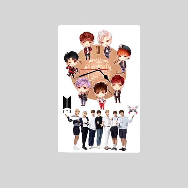 ساعت دیواری مدل گروه بی تی اس