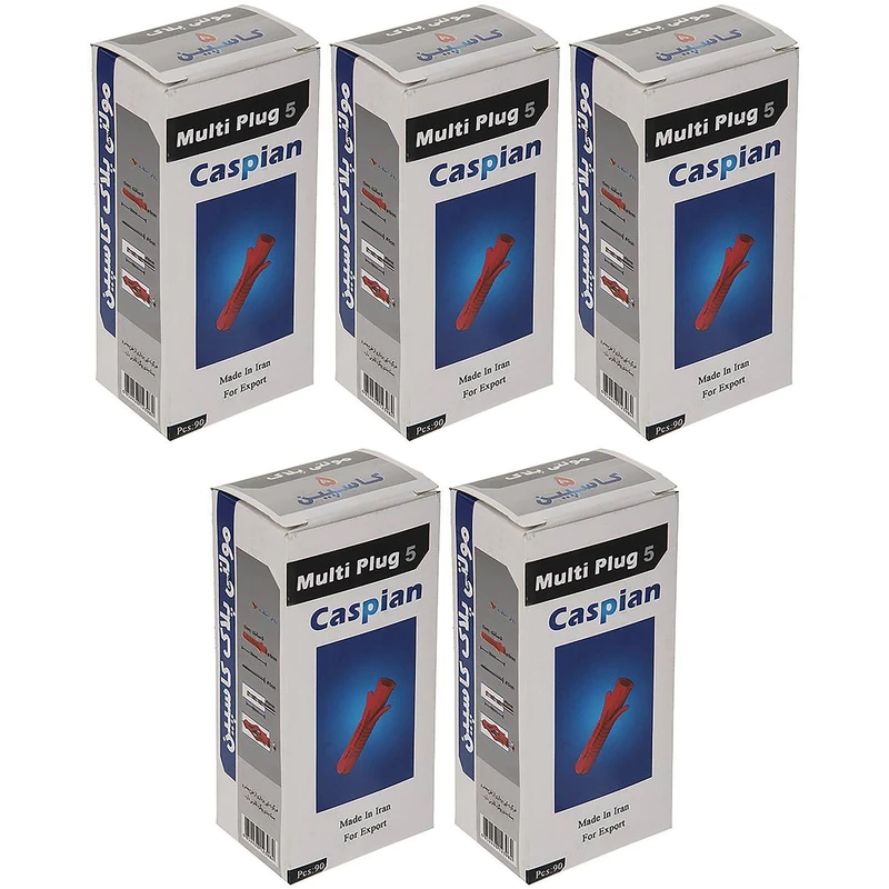 مولتی رول پلاک کاسپین مدل 5 سانتی متری پنج بسته 90 عددی