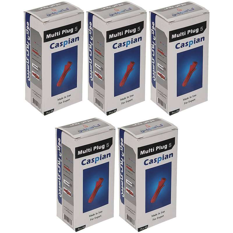 مولتی رول پلاک کاسپین مدل 5 سانتی متری پنج بسته 90 عددی