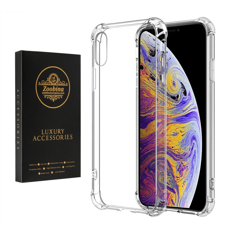 کاور زوبینا مدل Clear مناسب برای گوشی موبایل اپل iPhone X / XS