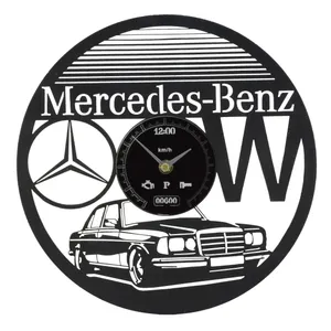 ساعت دیواری طرح مرسدس بنز