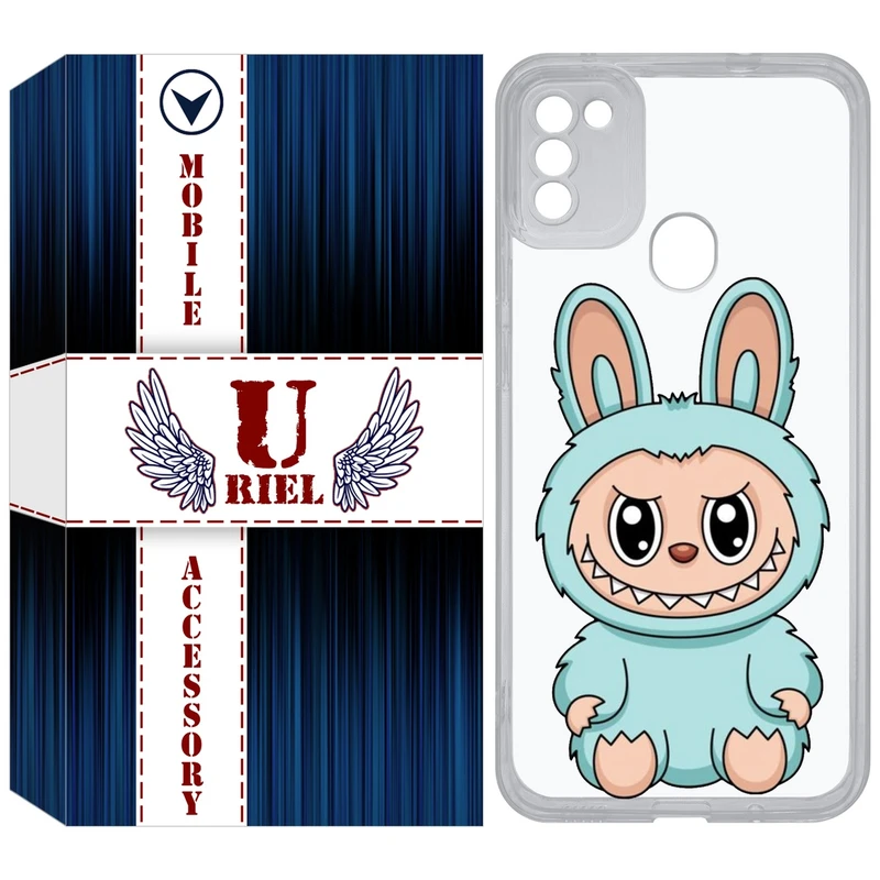 کاور یوریل قاب مدل Clear کد 144 طرح لبوبو Labubu مناسب برای گوشی موبایل سامسونگ Galaxy A11 / M11