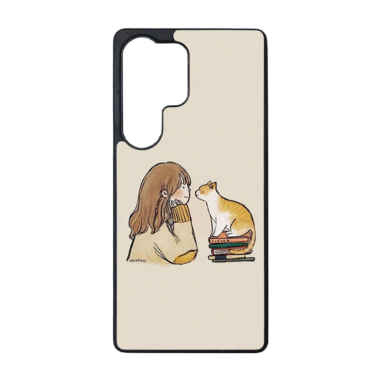 کاور گالری وبفر طرح گربه مناسب برای گوشی موبایل سامسونگ galaxy s25 ultra