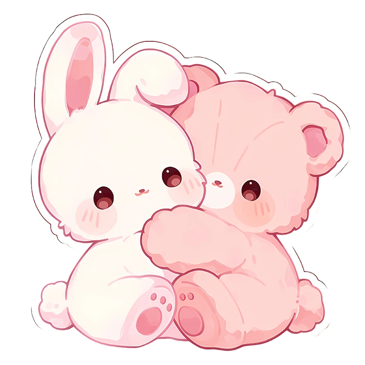 استیکر پارچه و لباس پاد آفرین مدل کارتونی فانتزی کیوت بامزه کد S5994