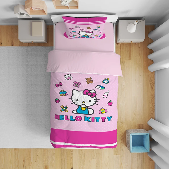 سرویس روتختی مدل هللو کیتی 5143 تک نفره 5 تکه