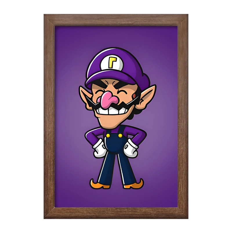 تابلو خندالو طرح سوپر ماریو (Super Mario) کد F9432