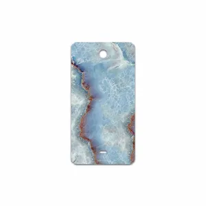 MAHOOT Blue Ocean Marble Cover Sticker for Microsoft Lumia 430