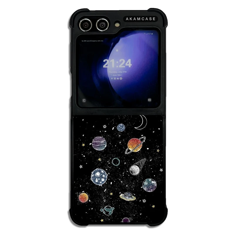 کاور آکام مدل AMC-WSGZFLIP5-ASTRONOMY-7 مناسب برای گوشی موبایل سامسونگ Galaxy Z Flip 5