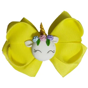 گیره مو دخترانه مدل اسب تک شاخ