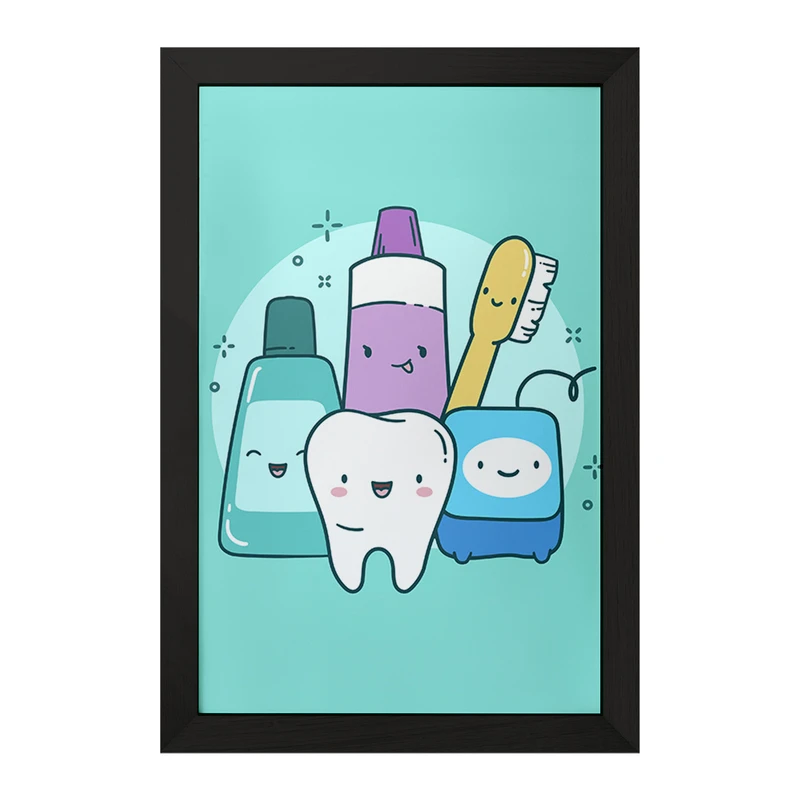 تابلو خندالو مدل دندان و دندان پزشکی کودکانه کد 36737