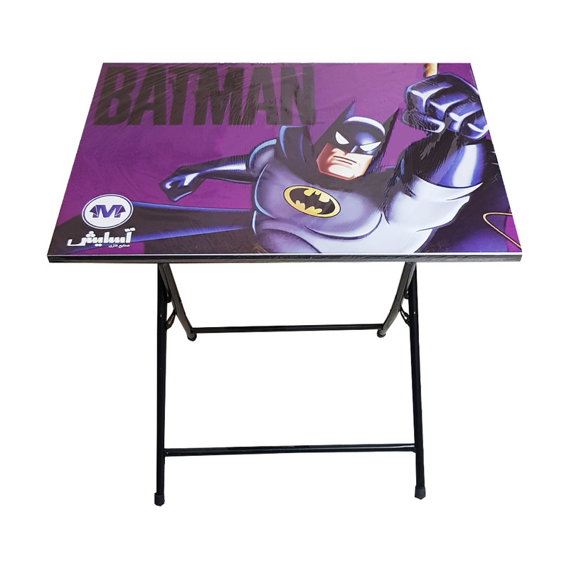 ست میز تحریر و صندلی آسایش مدل تاشو باکسدار طرح بتمن