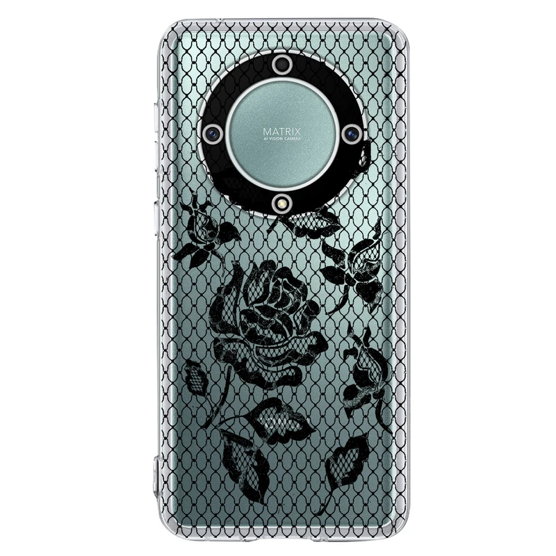 کاور مگافون طرح گل مدل C43-B مناسب برای گوشی موبایل آنر X9A