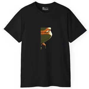 تی شرت آستین کوتاه مردانه پاد آفرین مدل اسپرت طرح لاک پشت های نینجا کد 01096