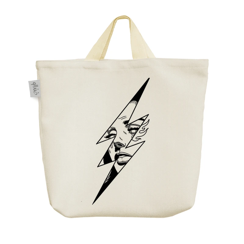 ساک خرید خندالو مدل آذرخش و زن کد 5225