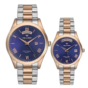 ست ساعت مچی عقربه‌ای کوارتز زنانه و مردانه تلارو مدل T3106G-S2434