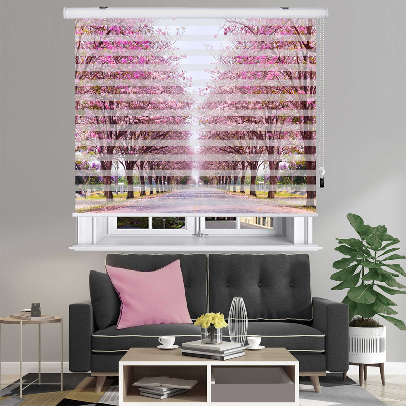  پرده زبرا زیو مدل L5090 سایز 200x150 سانتی متر