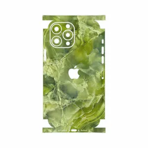 MAHOOT Green-Crystal-Marble-FullSkin Cover Sticker for Apple iPhone 13 Pro Max