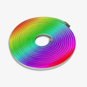 ریسه نئون فلکسی مدل rgb کد 12v طول 2 متر به همراه ریموت و درایور