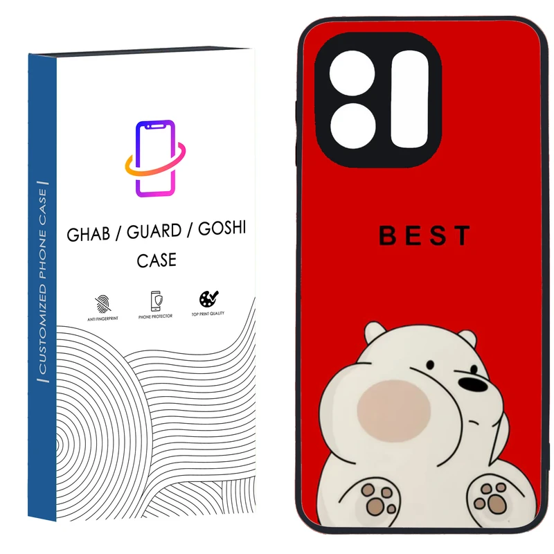 کاور قاب گارد گوشی طرح دخترانه کد 56 - TPU مناسب برای گوشی موبایل شیائومی Redmi Note 12 4G