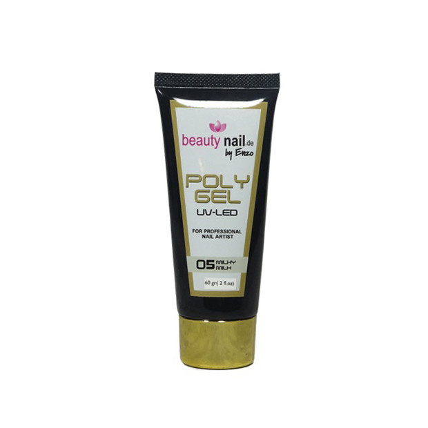 پلی ژل کاشت ناخن بیوتی نیل کد 05 milky حجم 60 میلی لیتر