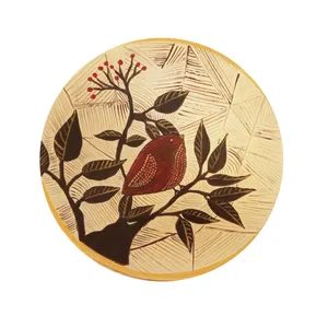 بشقاب دیوارکوب سفالی کد m_03