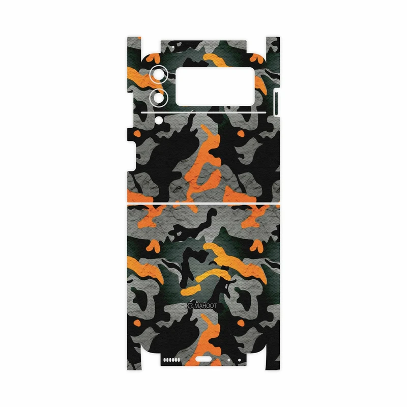 برچسب پوششی ماهوت مدل Autumn-Army-FullSkin مناسب برای گوشی موبایل سامسونگ Galaxy Z Flip3 5G
