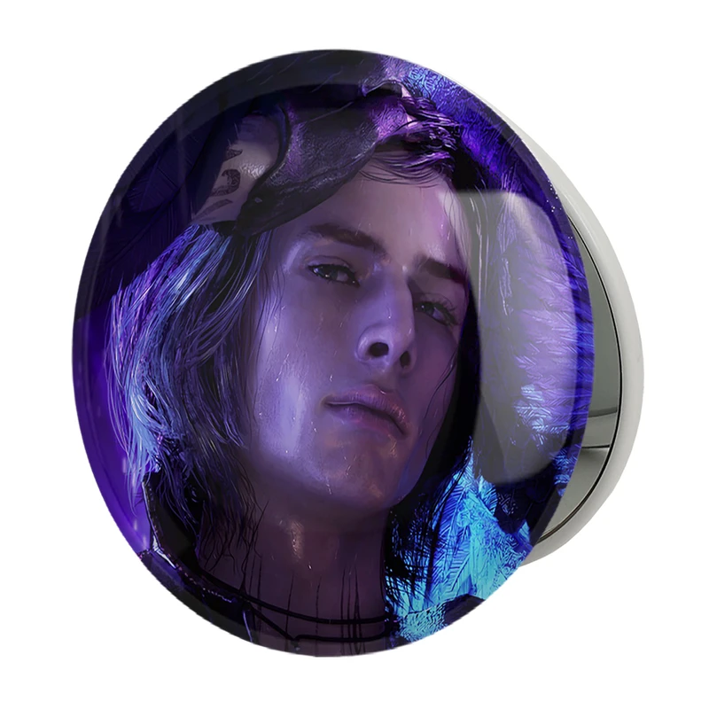 آینه جیبی خندالو طرح بازی دویل می کرای Devil May Cry مدل تاشو کد 30221