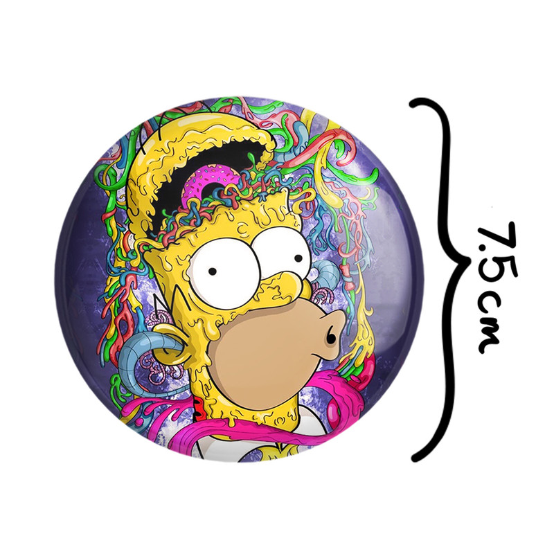 آینه جیبی خندالو مدل سیمپسون ها The Simpsons  کد 3375