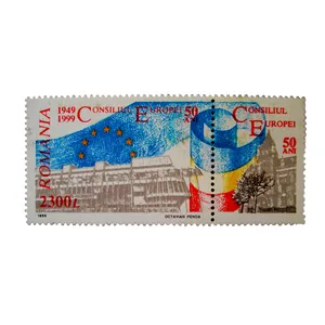 تمبر یادگاری مدل ملل کد Romania-230 مجموعه 2 عددی