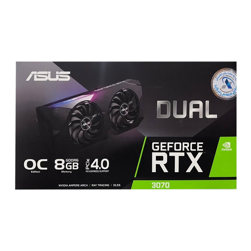 کارت گرافیک ایسوس مدل GEFORCE DUAL-RTX3070-O8G 1