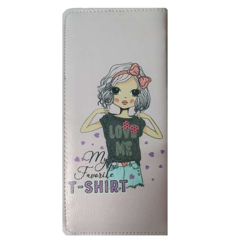 کیف پول زنانه طرح دختر  مدل P54