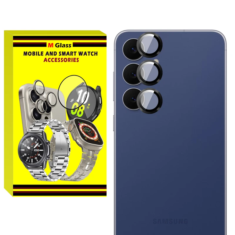 محافظ لنز دوربین ام‌گلس مدل RNG MTL MG مناسب برای گوشی موبایل سامسونگ Galaxy A54