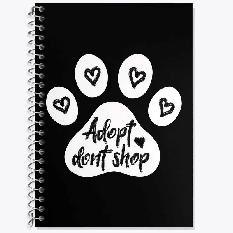 دفتر لغت 50 برگ خندالو مدل حمایت از حیوانات کد 27382