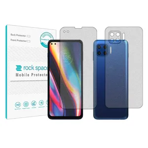 Matte Rockspace HyMTT screen protector suitable for Motorola G 5G Plus mobile phone with back protector