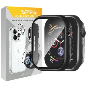 Sprig GUAR-DG Cover For Apple Watch Series SE 2022 Aluminum Case 44mm / SE 2021 Aluminum Case 44mm / Series 5 44mm / Series 6 44mm / SE 44mm with screen protector