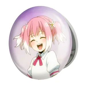 آینه جیبی خندالو طرح نانا انیمه نانای بی استعداد مدل تاشو کد 23809 