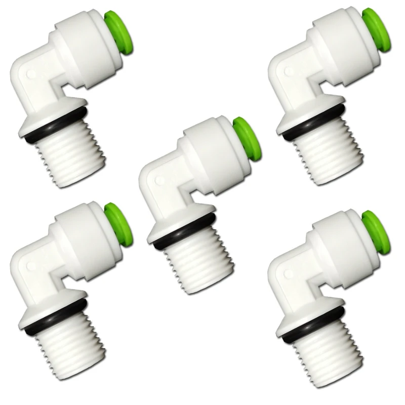 اتصال زانویی تصفیه آب تکومن مدل te5c مجموعه ۵ عددی