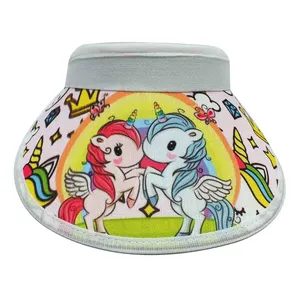 کلاه آفتابگیر بچگانه مدل  کارتونی مدل نقاب کد 03