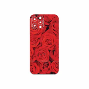 MAHOOT Red-Flower Cover Sticker for Apple iPhone 12 Pro Max