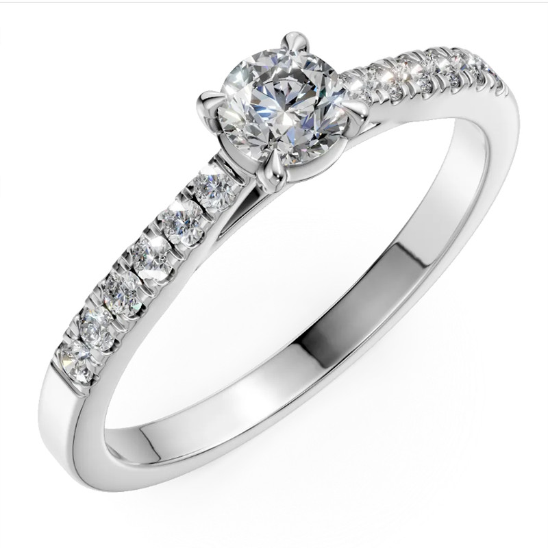 انگشتر طلا 18 عیار زنانه دوست خوب مدل Diamond Ring سایز 56 انگشتر طلا 18 عیار زنانه دوست خوب مدل Diamond Ring سایز 56