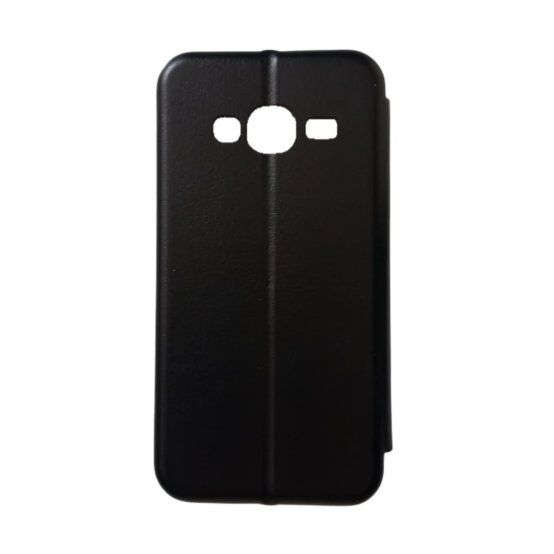 کیف کلاسوری مدل مگنتی طرح چرمی مناسب برای گوشی موبایل سامسونگ Galaxy J3 2015