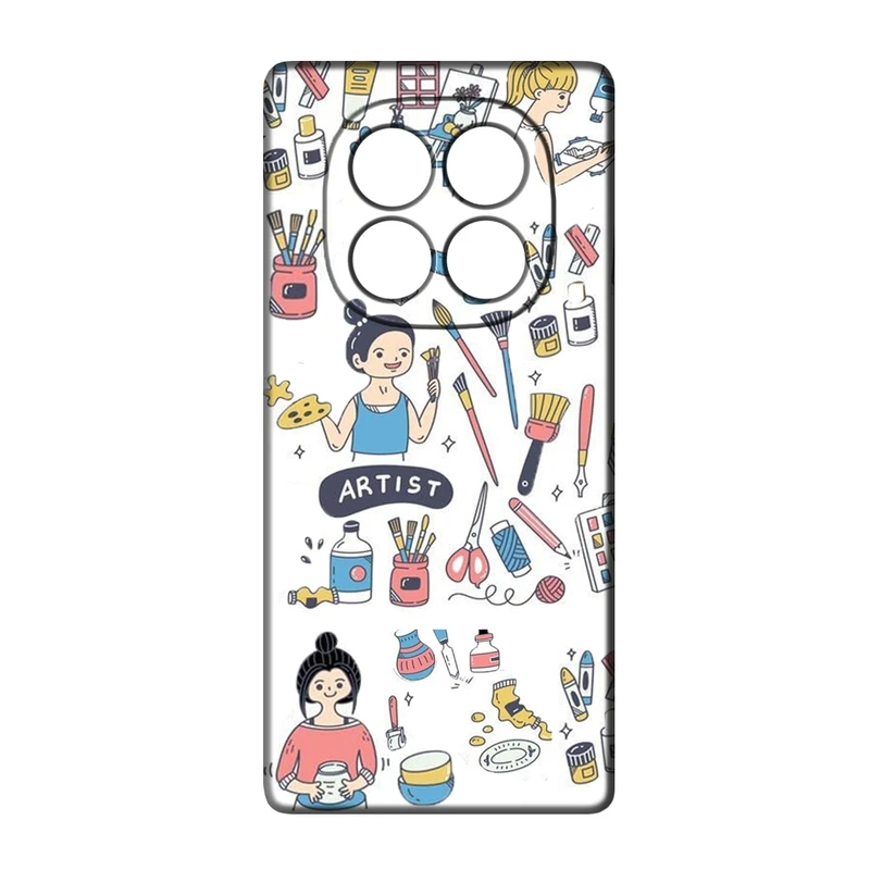 کاور طرح هنرمند کد 27 مناسب برای گوشی موبایل شیائومی Redmi Note 14 Pro 5G